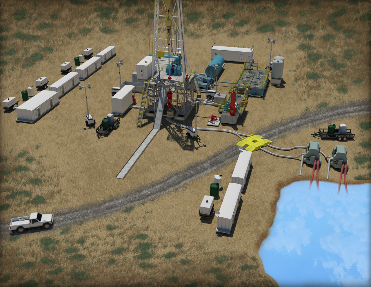 3D Drilling Rig